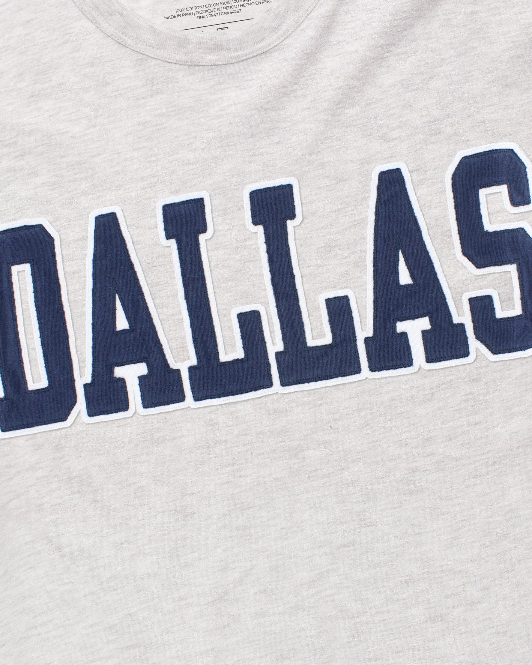 DALLAS COWBOYS HISTORIC '47 FRANKLIN FIELDHOUSE TEE