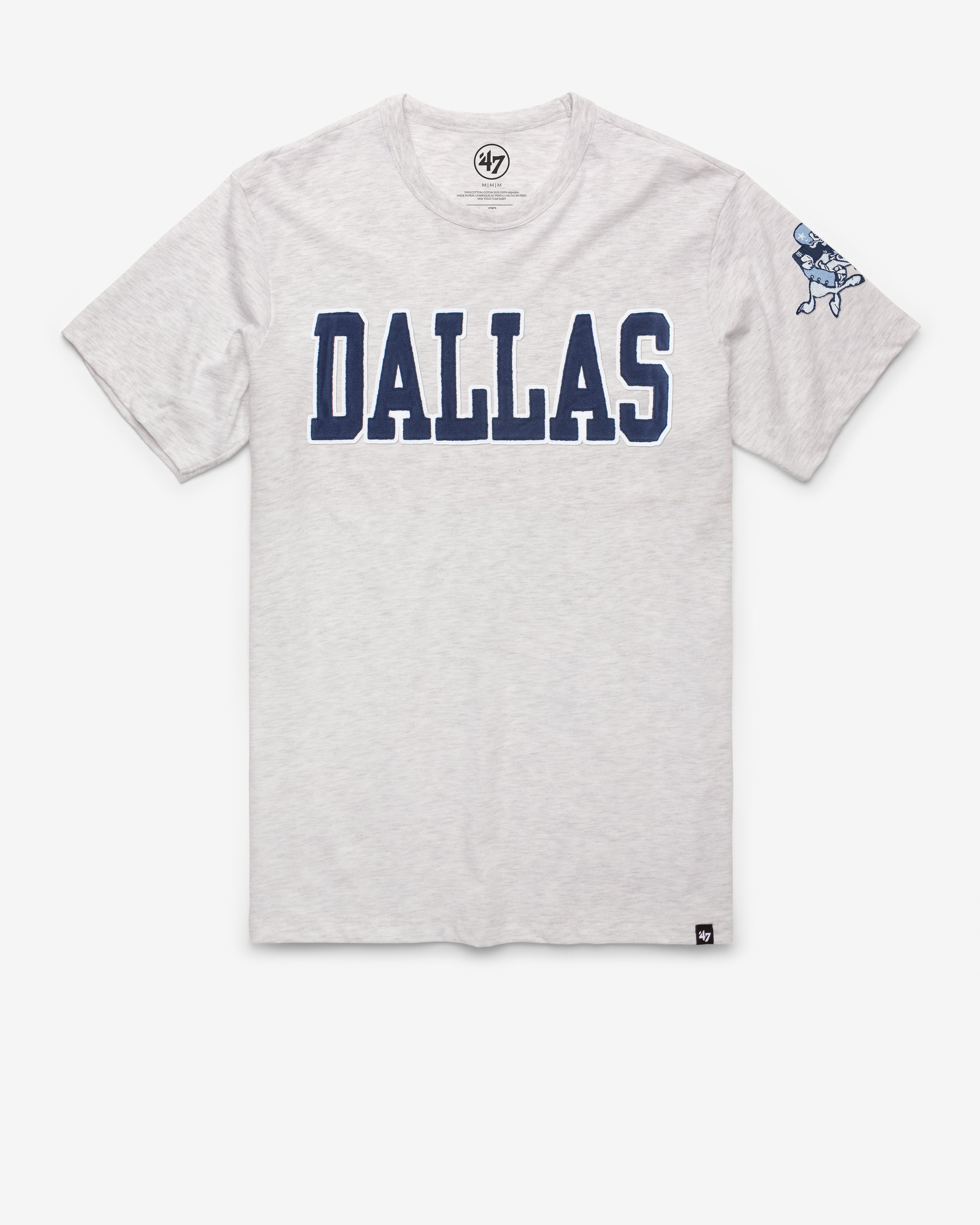 DALLAS COWBOYS HISTORIC '47 FRANKLIN FIELDHOUSE TEE