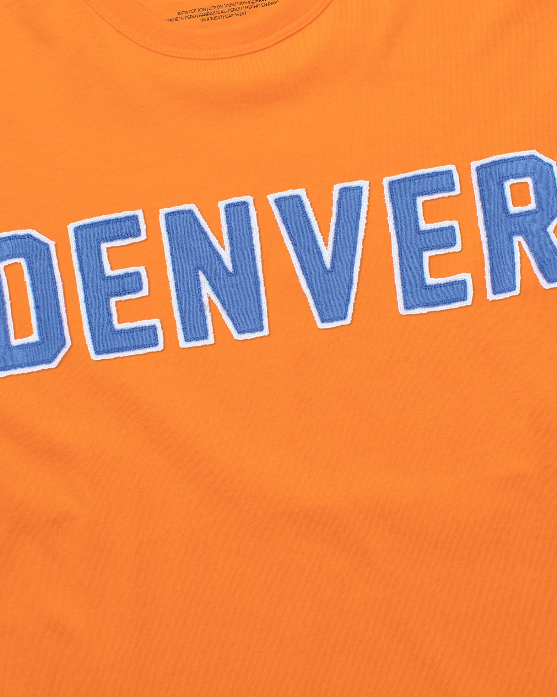 DENVER BRONCOS HISTORIC '47 FRANKLIN FIELDHOUSE TEE