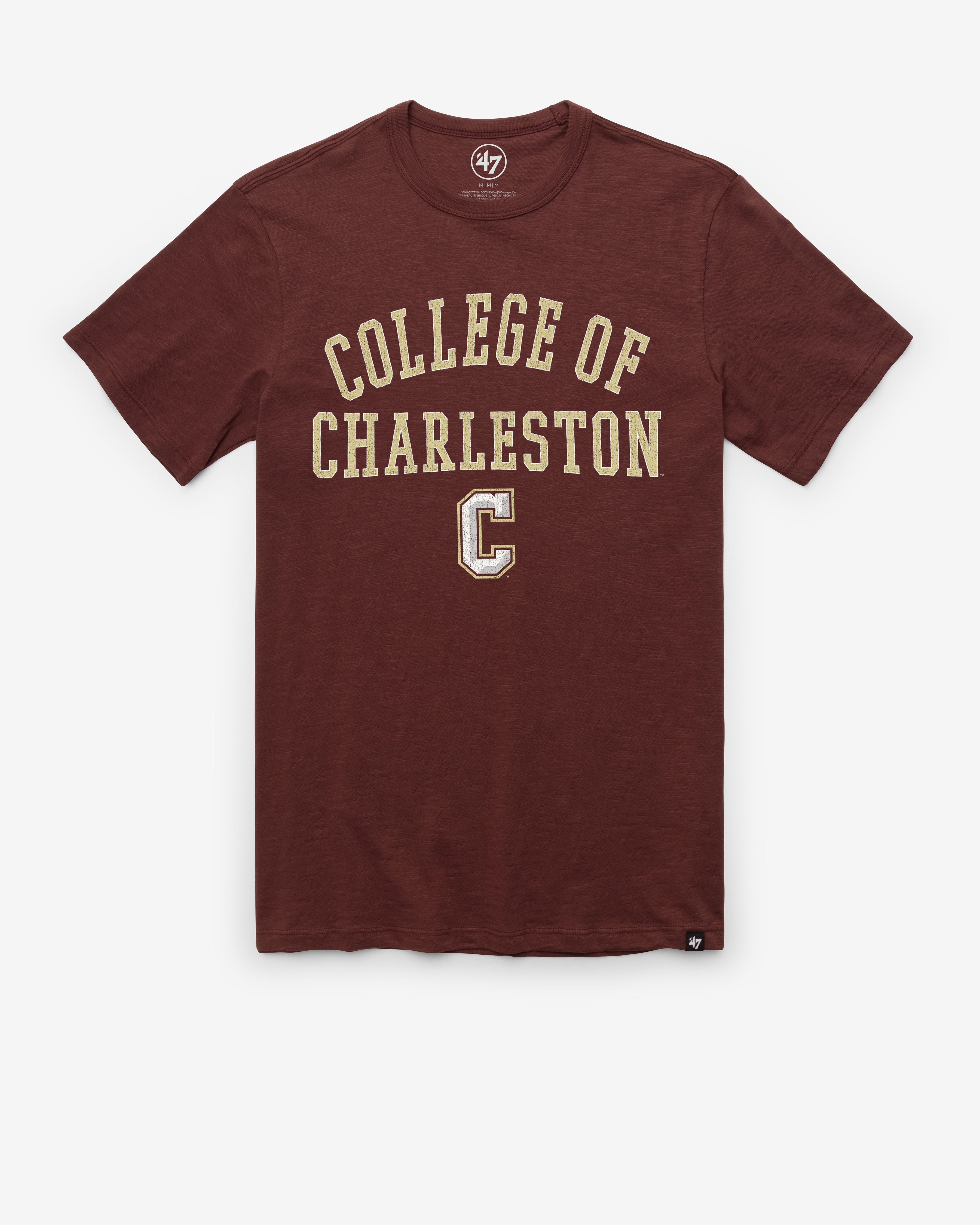 COLLEGE OF CHARLESTON COUGARS CLASSIC TRACK '47 SCRUM TEE