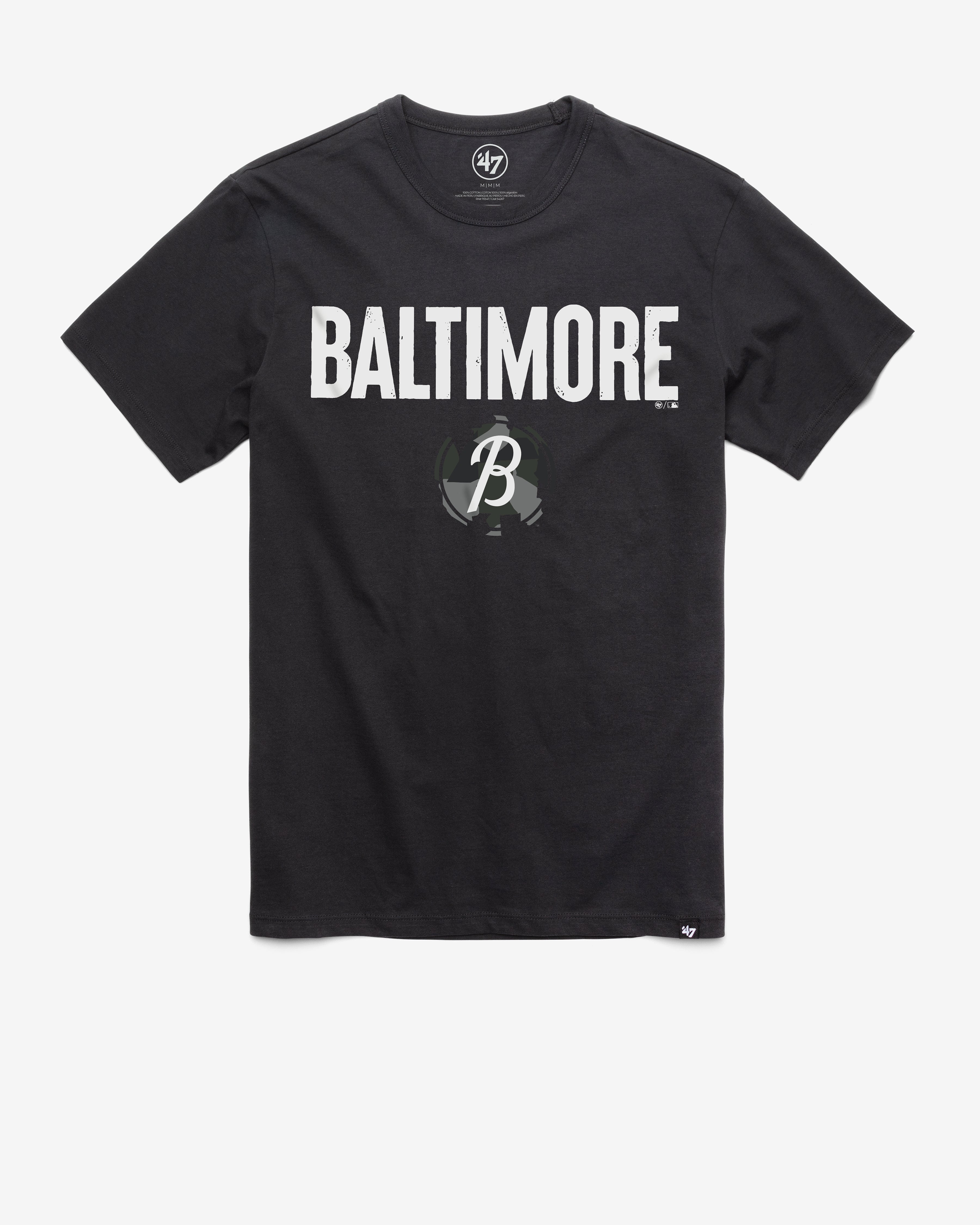 BALTIMORE ORIOLES CITY CONNECT PREGAME '47 FRANKLIN TEE
