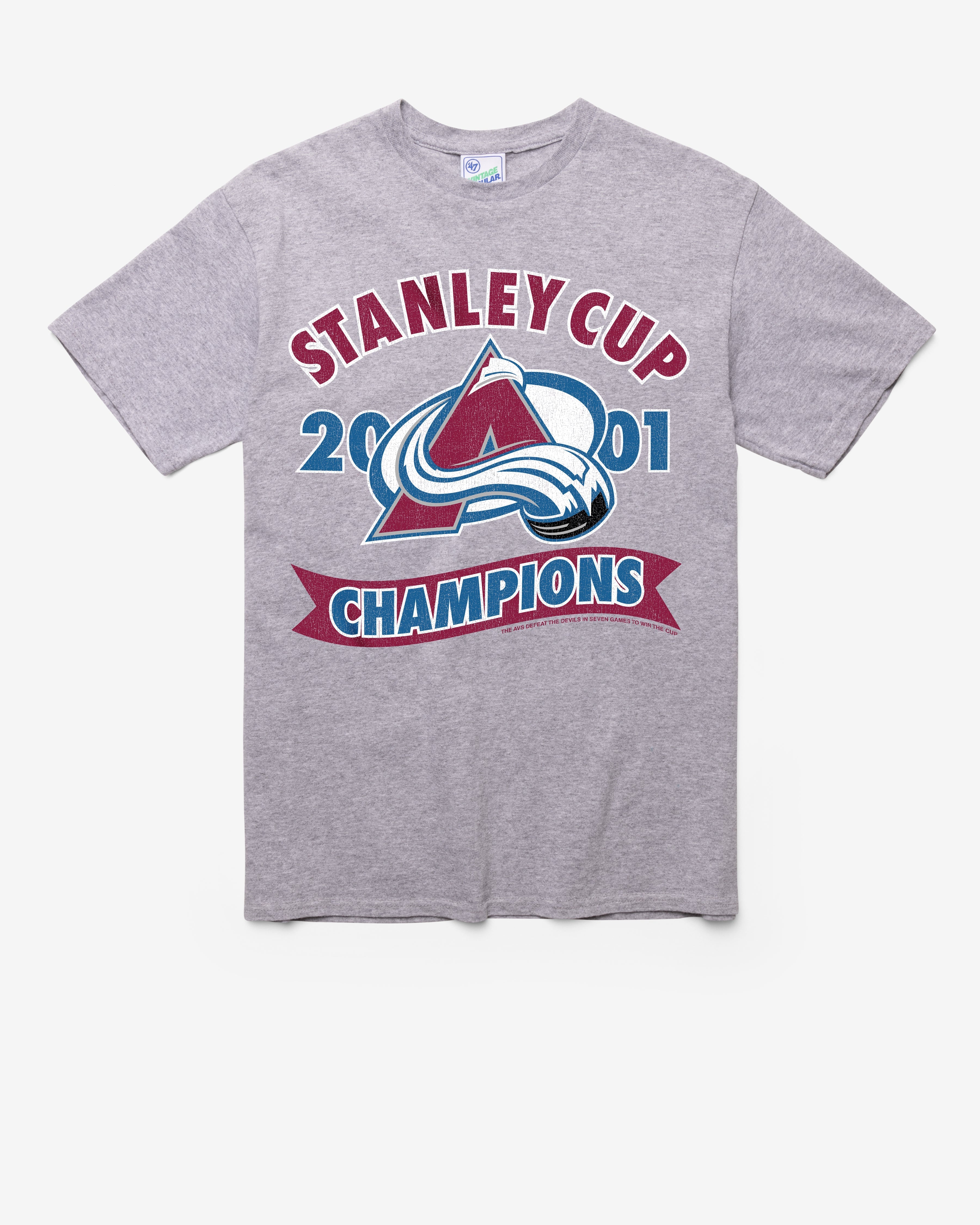 COLORADO AVALANCHE VINTAGE STANLEY LOCKER VINTAGE '47 TUBULAR TEE