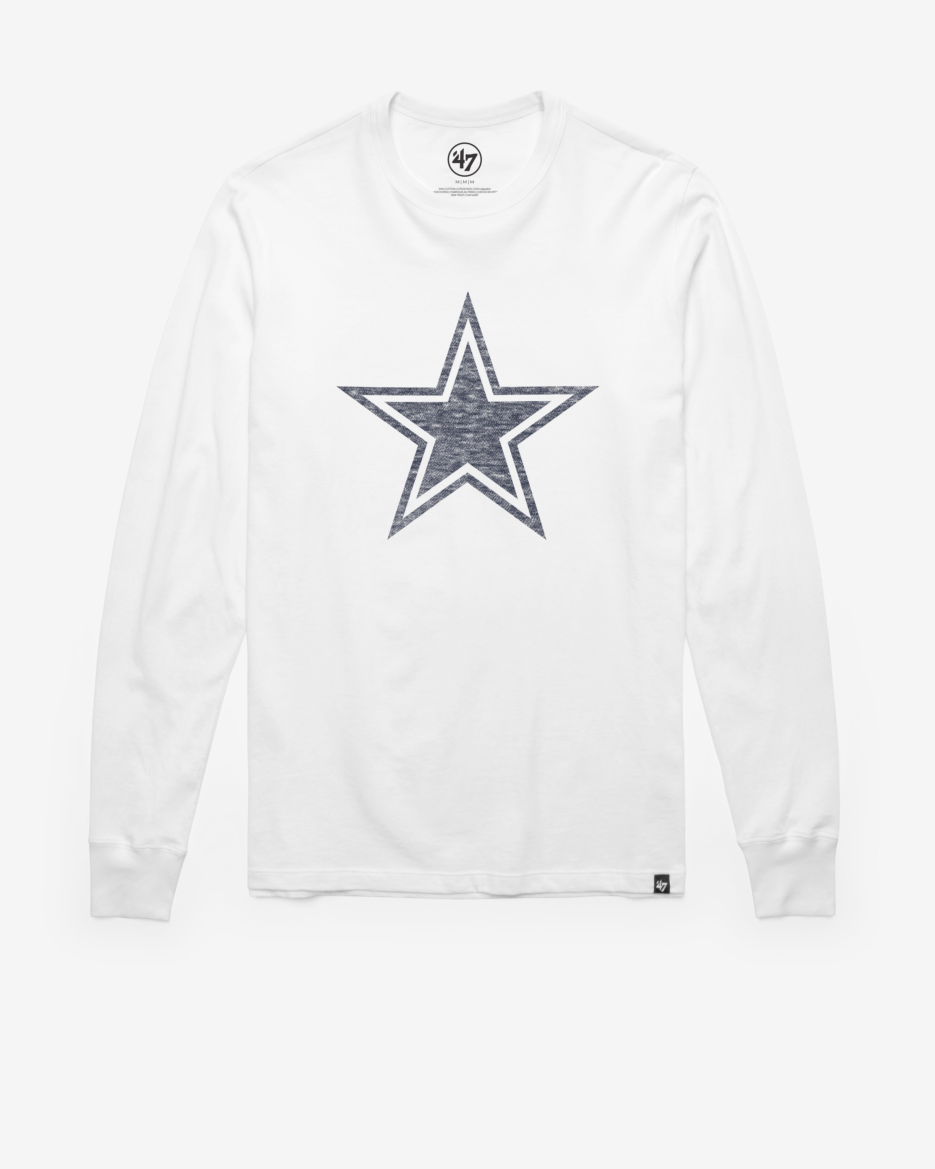 DALLAS COWBOYS PREMIER '47 FRANKLIN LONG SLEEVE TEE