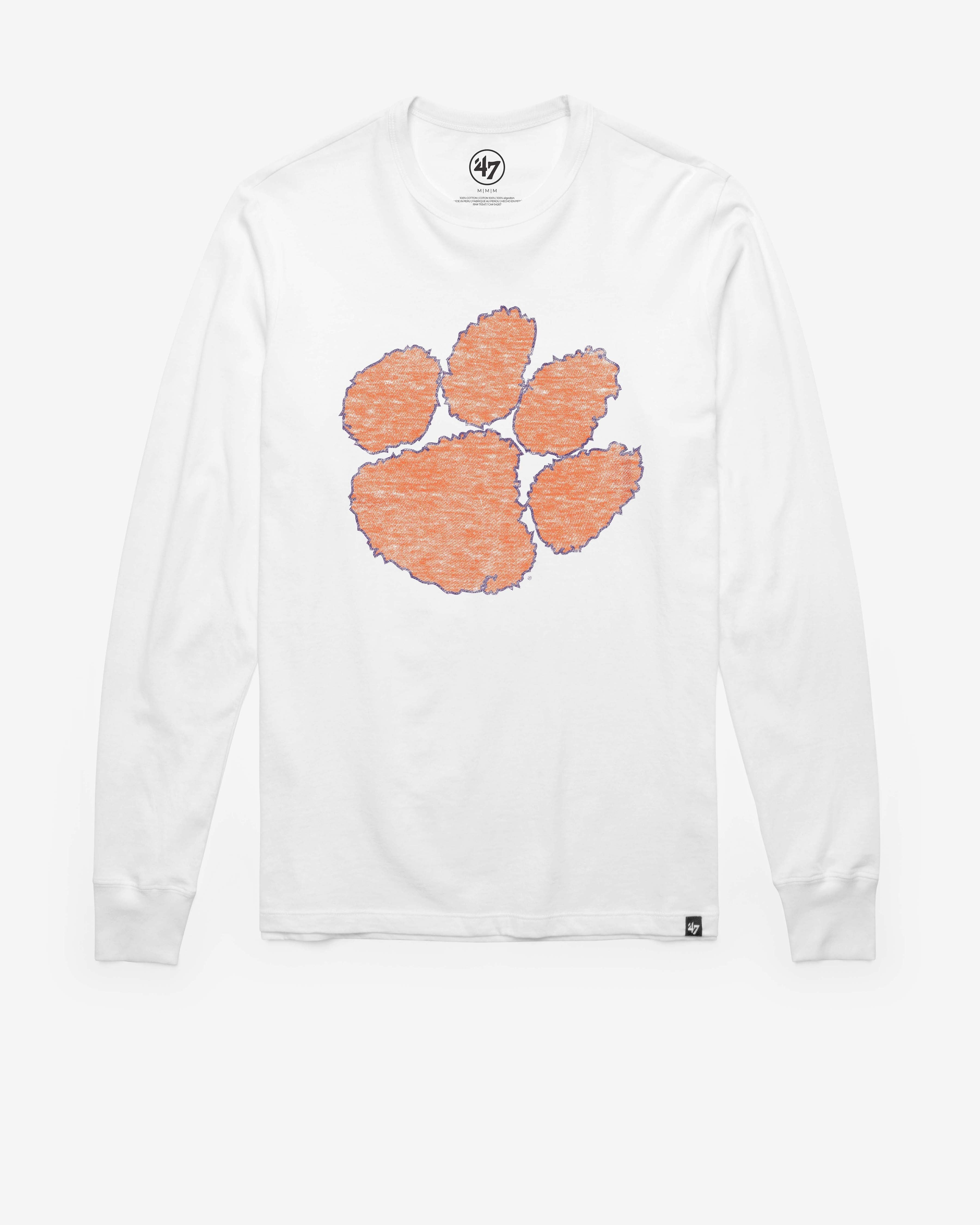 CLEMSON TIGERS PREMIER '47 FRANKLIN LONG SLEEVE TEE