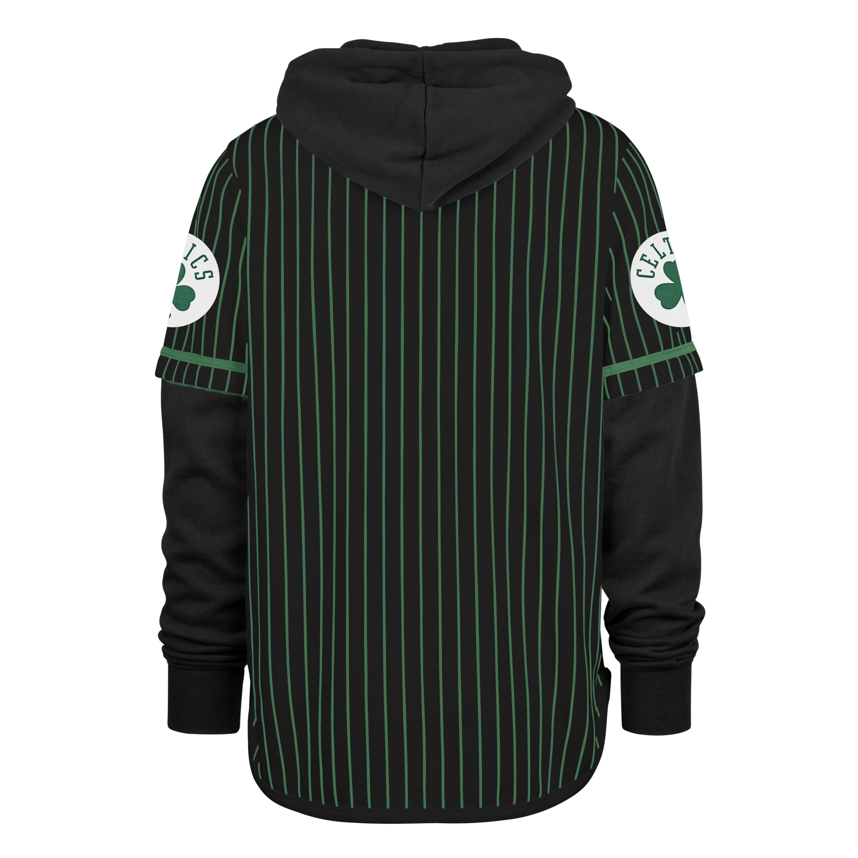 BOSTON CELTICS PINSTRIPE '47 SHORTSTOP PULLOVER HOOD