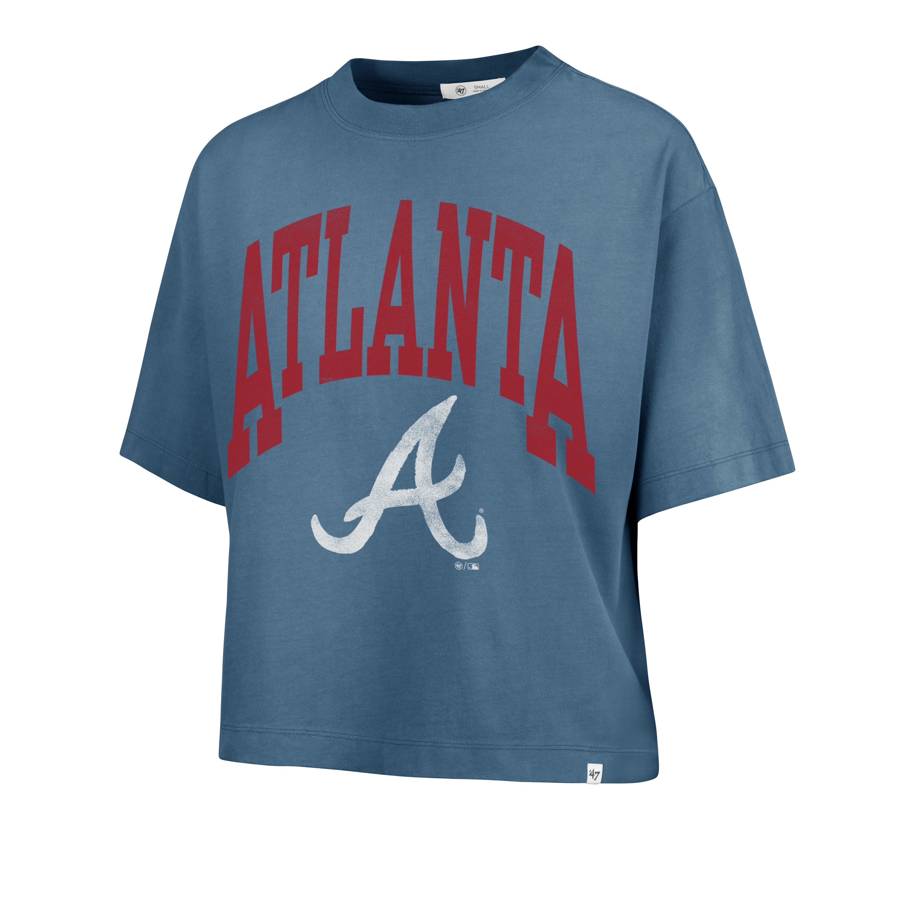 ATLANTA BRAVES SHALE '47 MONTAUK CROP TEE WOMENS