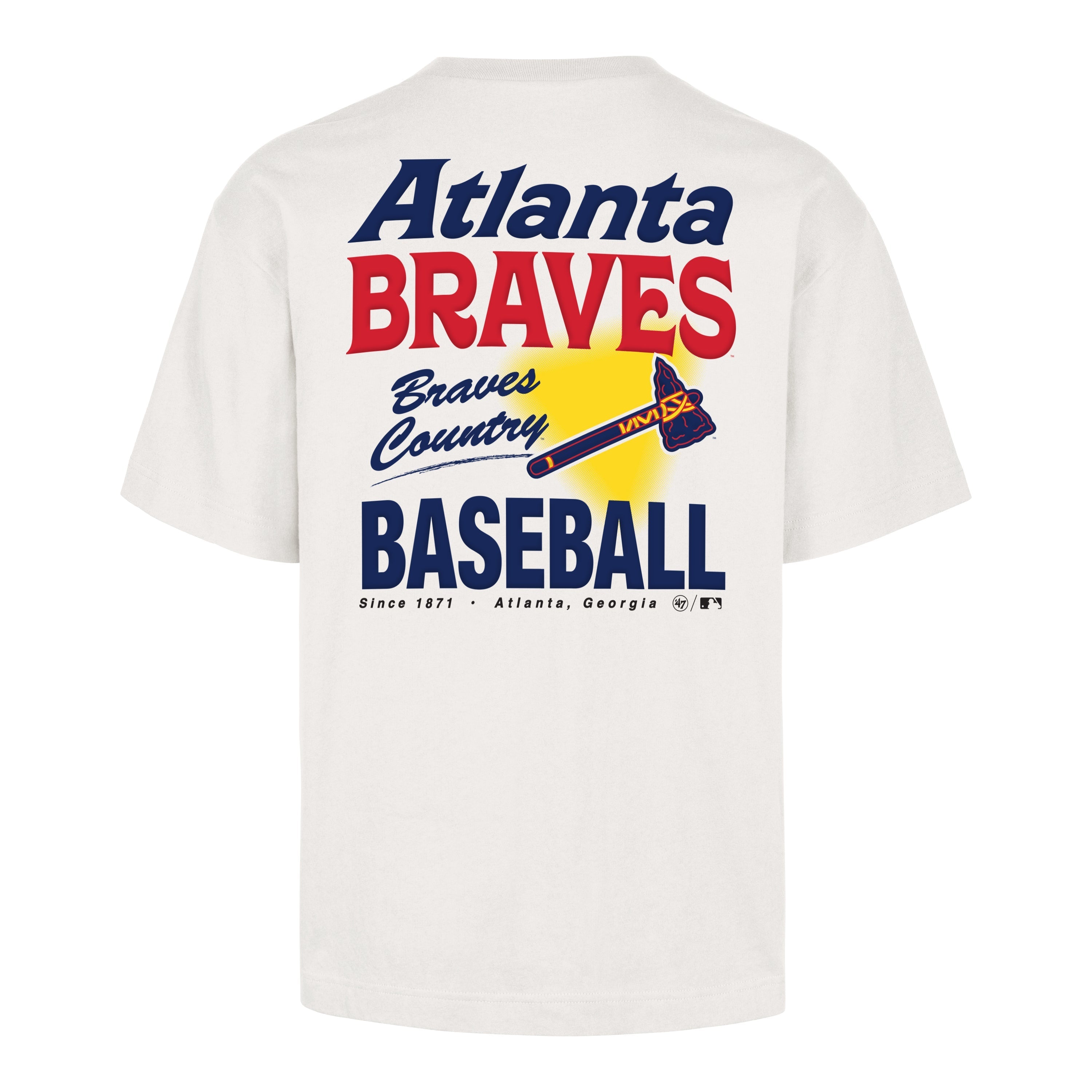 ATLANTA BRAVES ALL FIRE '47 FOUNDATION TEE