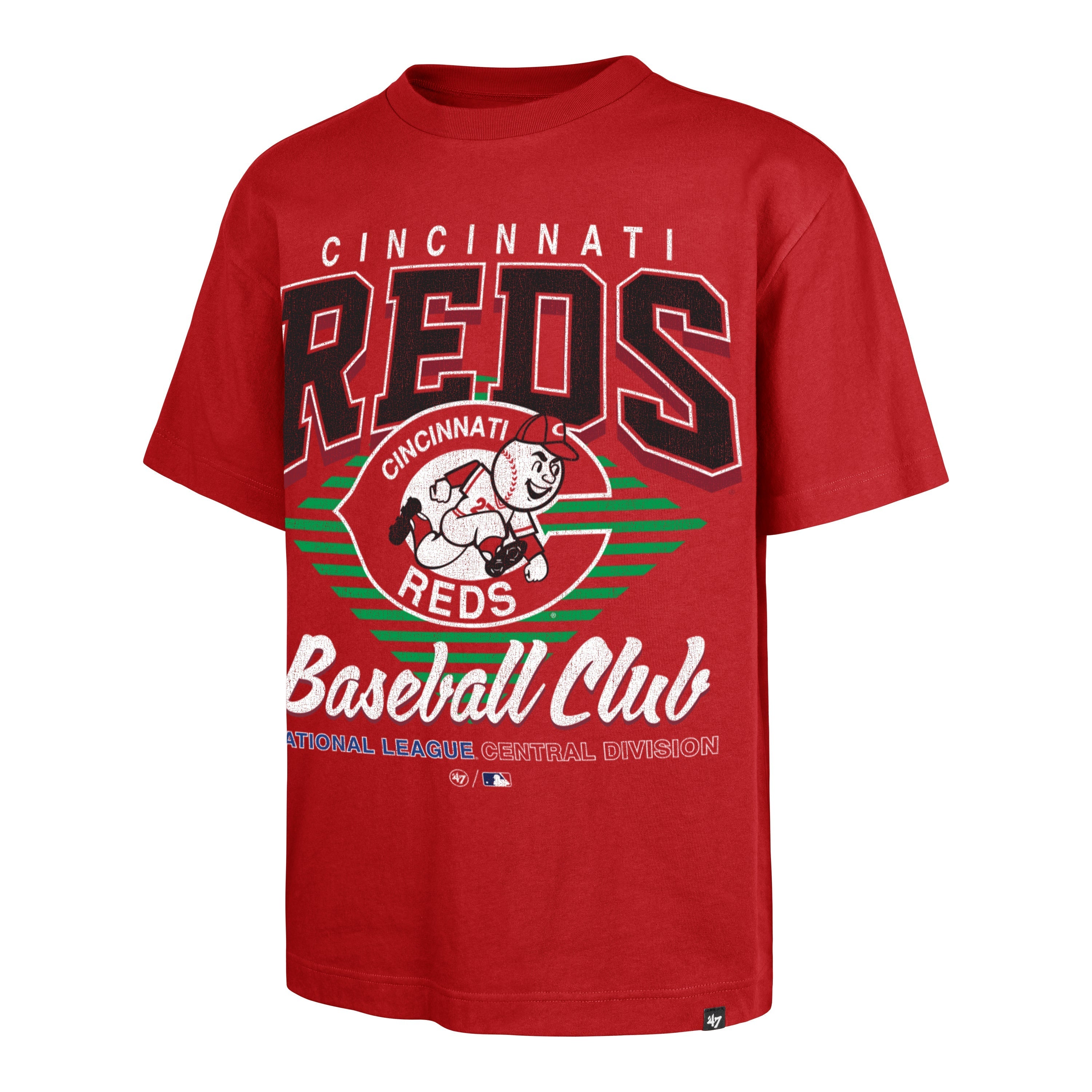 CINCINNATI REDS COOPERSTOWN EXTENDED PLAY '47 FOUNDATION TEE
