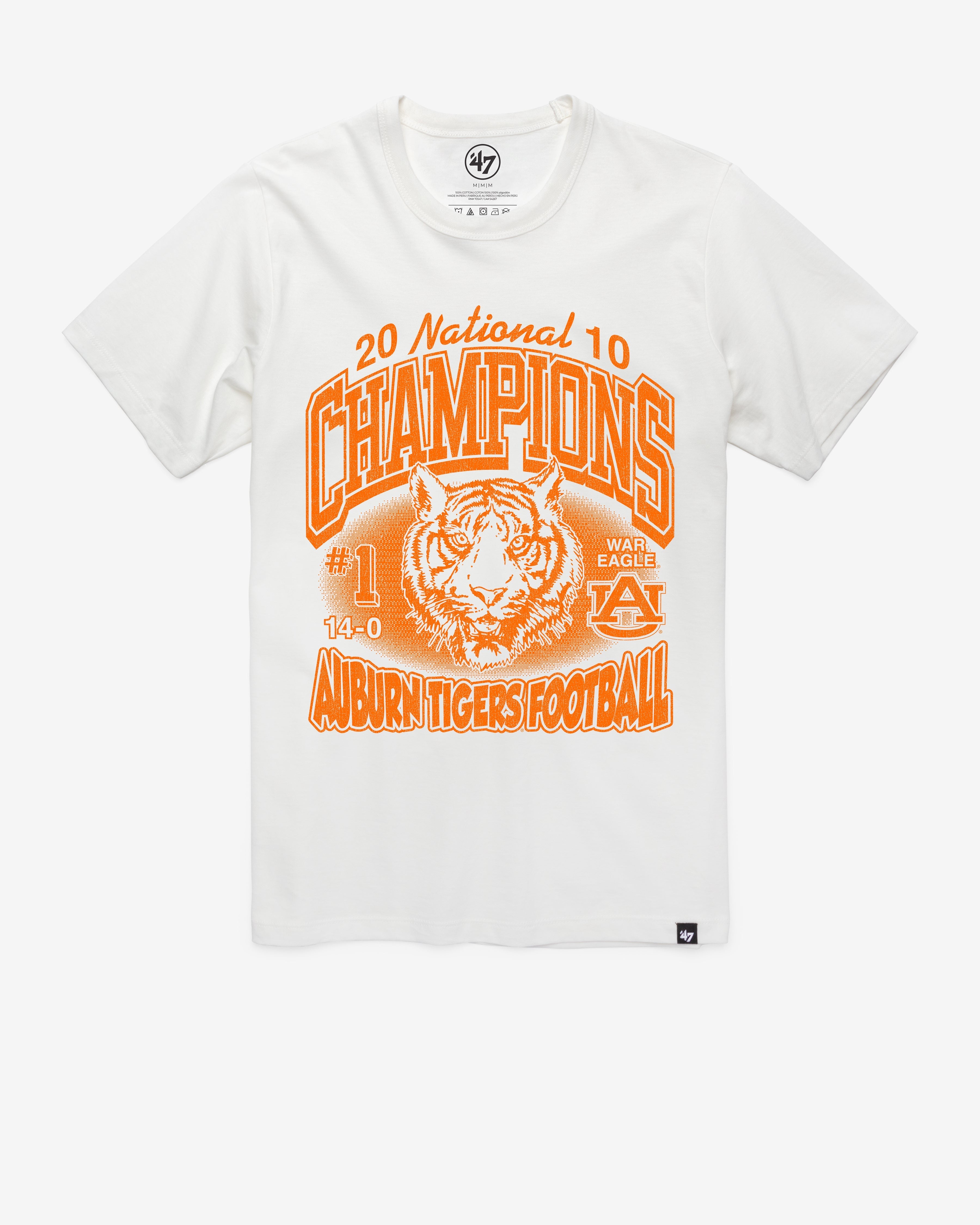 AUBURN TIGERS MONOCHROME '47 FRANKLIN TEE