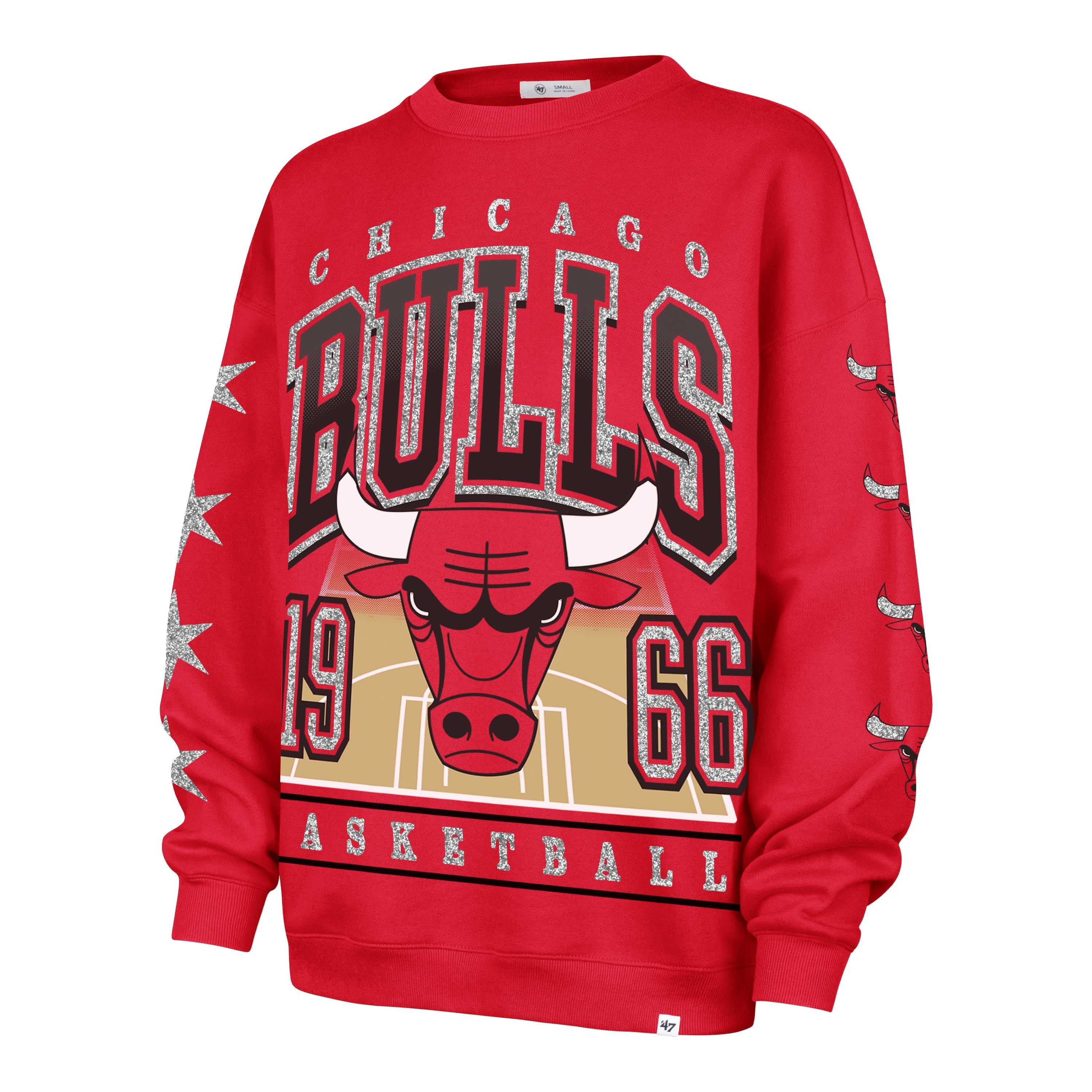 CHICAGO BULLS GO BIG '47 OVERSIZED CREW WOMENS