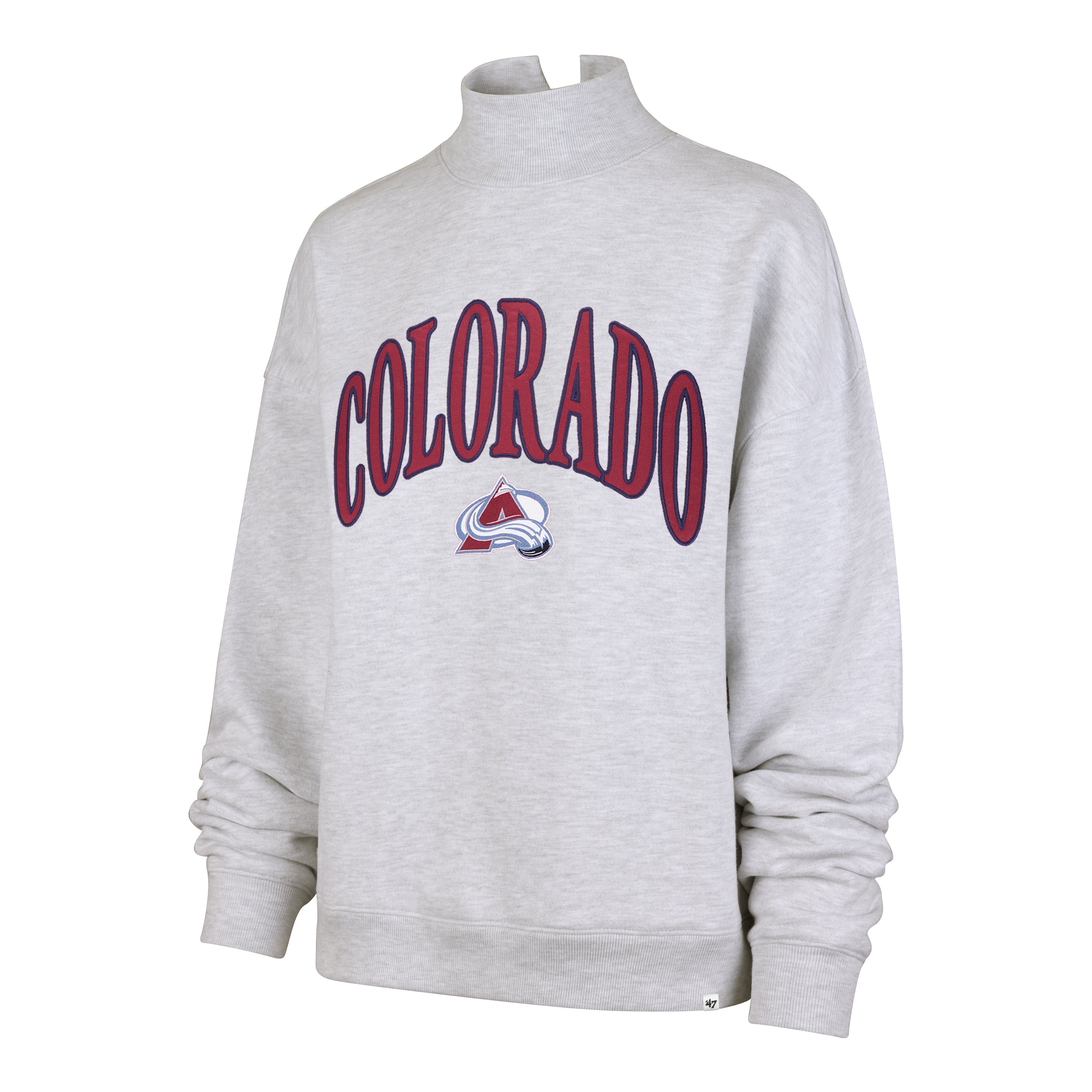 COLORADO AVALANCHE VANTAGE '47 MOCK NECK PULLOVER WOMENS