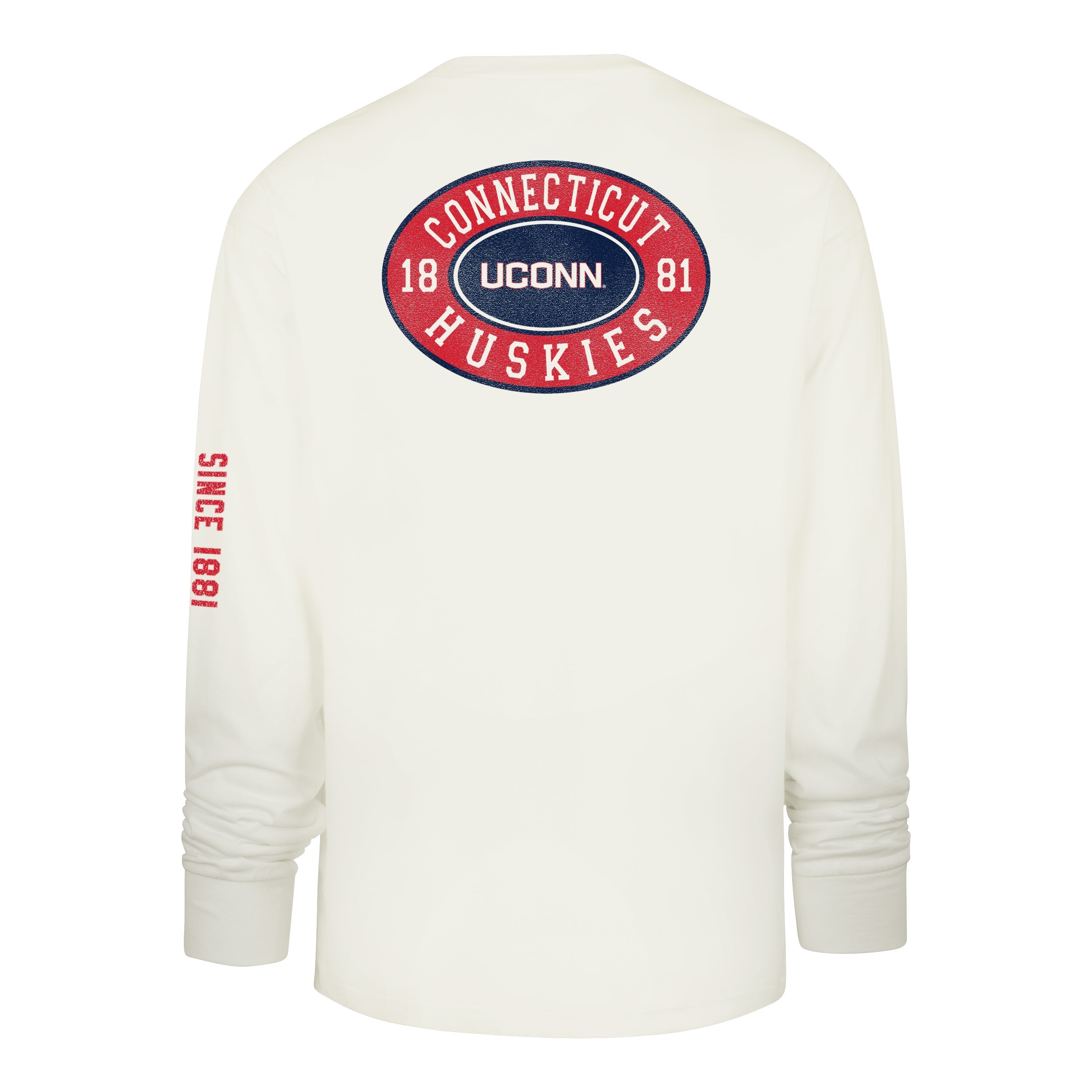 CONNECTICUT HUSKIES UCONN TIDE SWEEP MONTAUK '47 FOUNDATION LONG SLEEVE TEE