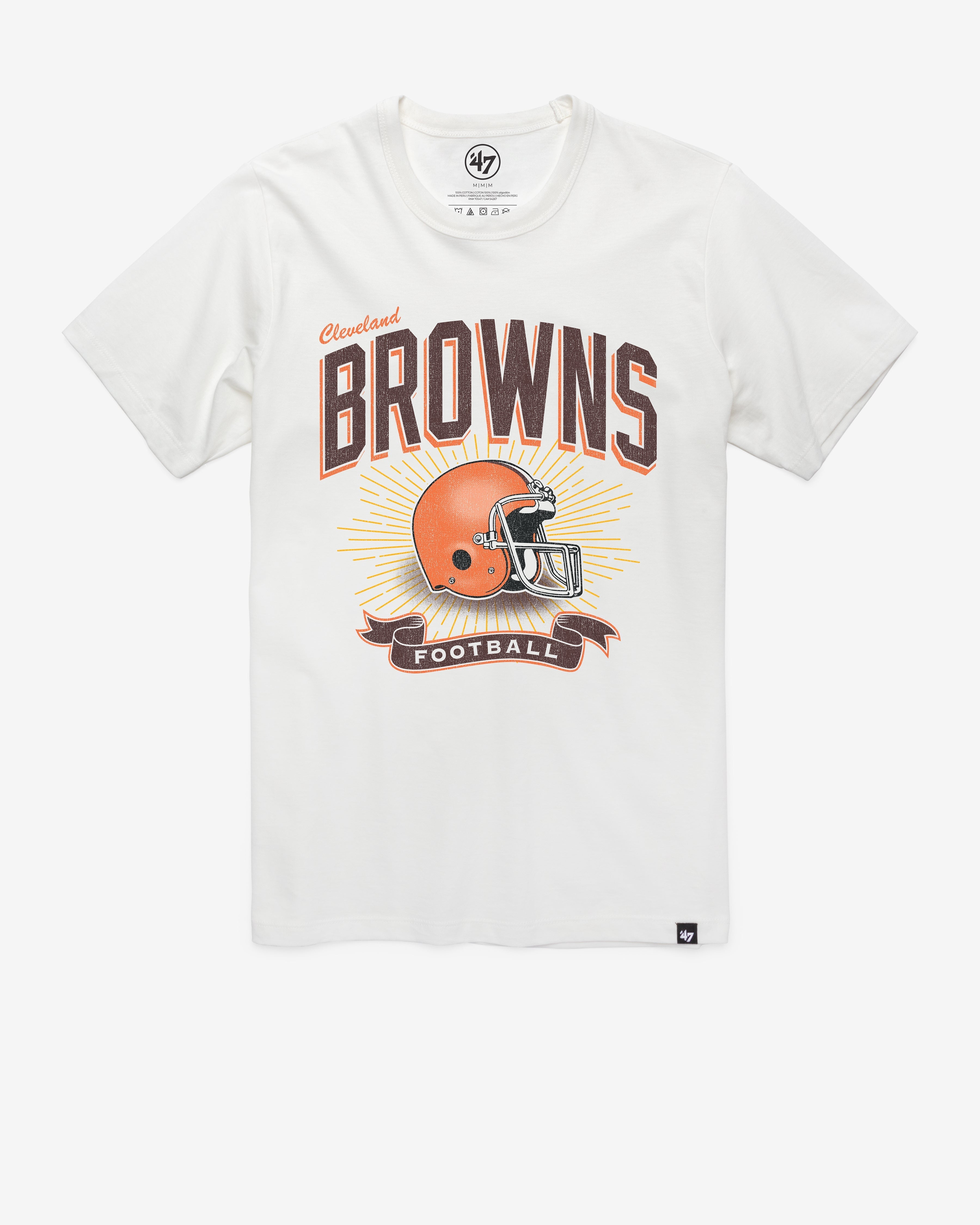 CLEVELAND BROWNS HISTORIC PRIME PLAY '47 FRANKLIN TEE