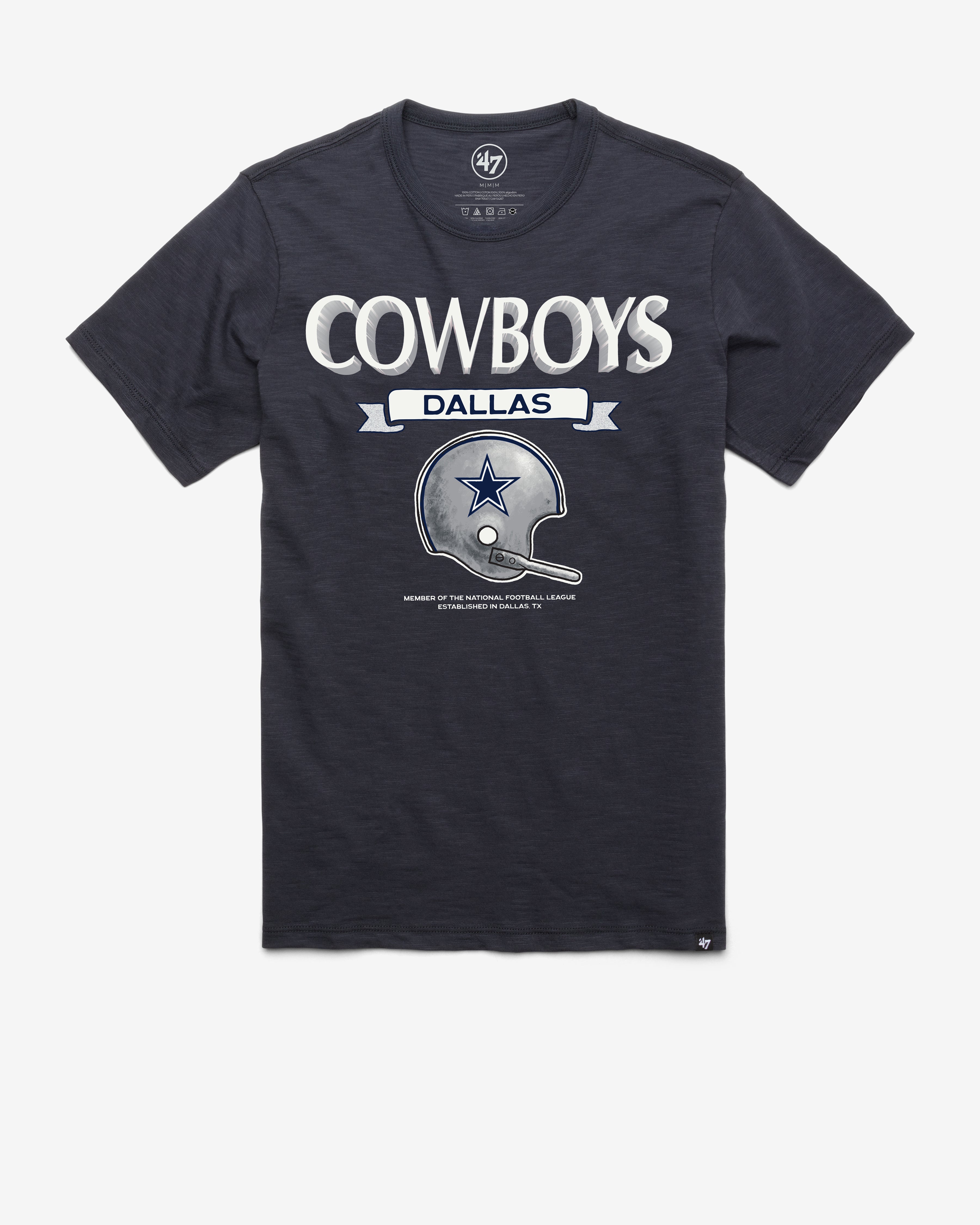 DALLAS COWBOYS HISTORIC LONG HAUL '47 SCRUM TEE