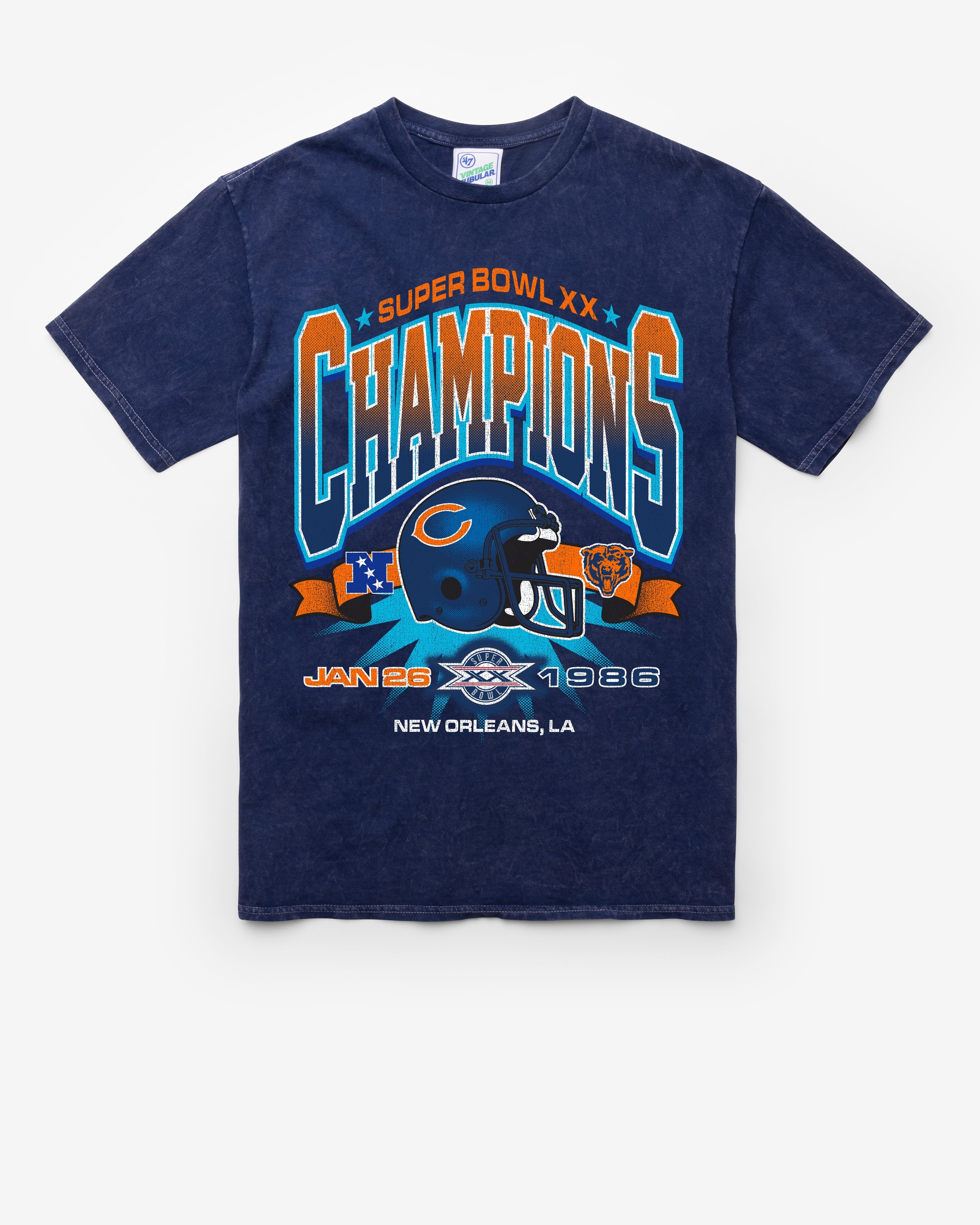 CHICAGO BEARS LOCKER VINTAGE '47 TUBULAR TEE