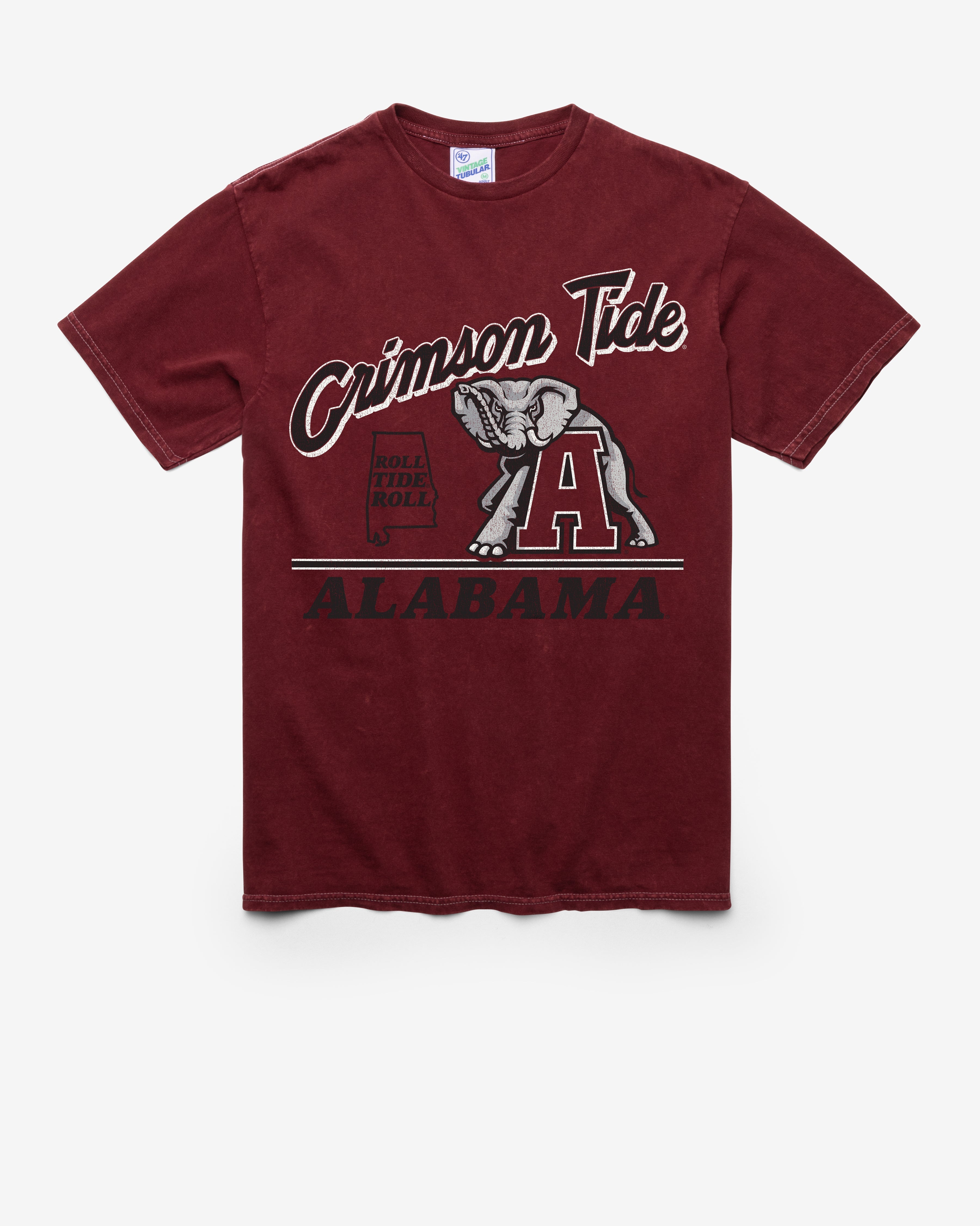 ALABAMA CRIMSON TIDE FLY BY VINTAGE '47 TUBULAR TEE