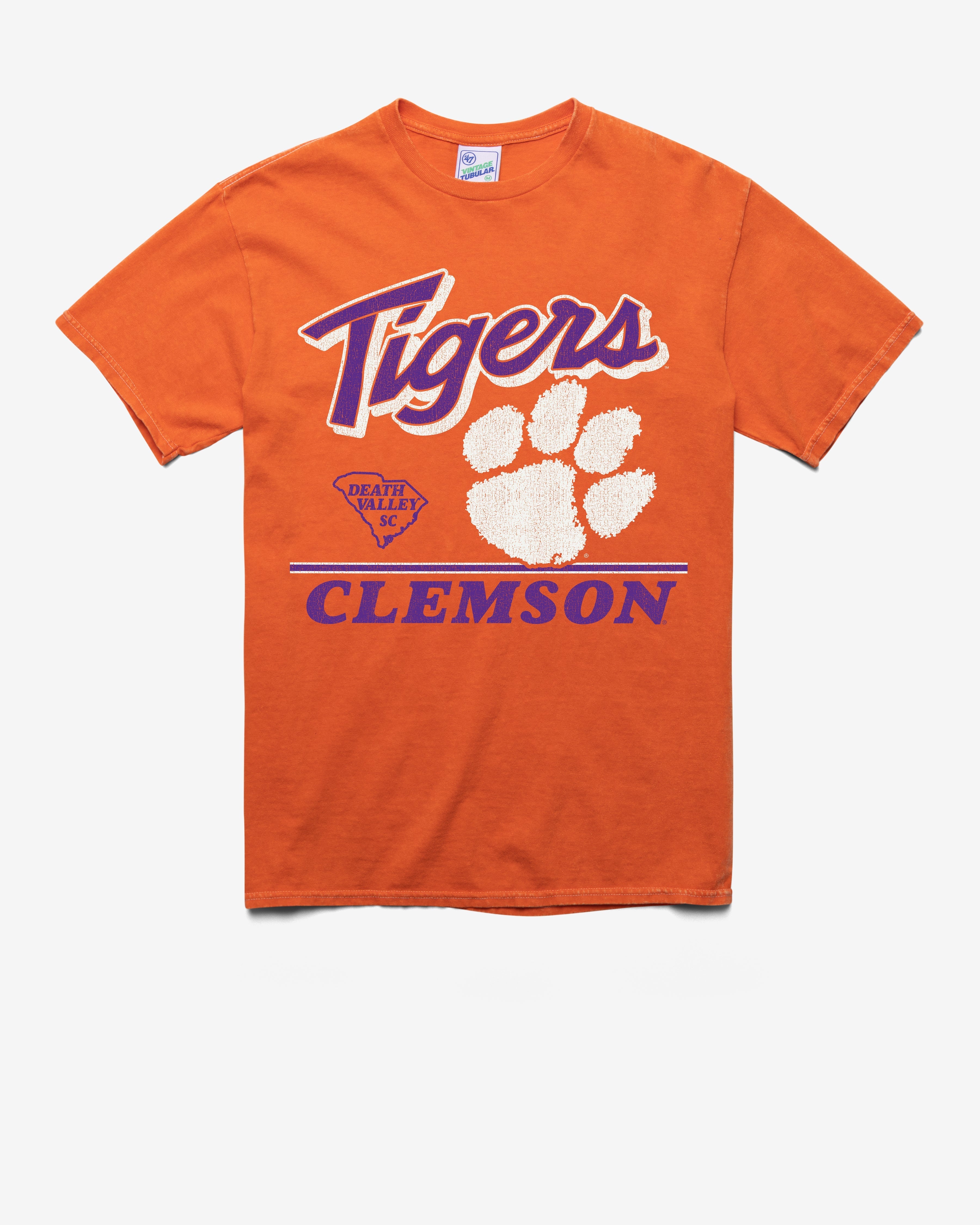 CLEMSON TIGERS FLY BY VINTAGE '47 TUBULAR TEE