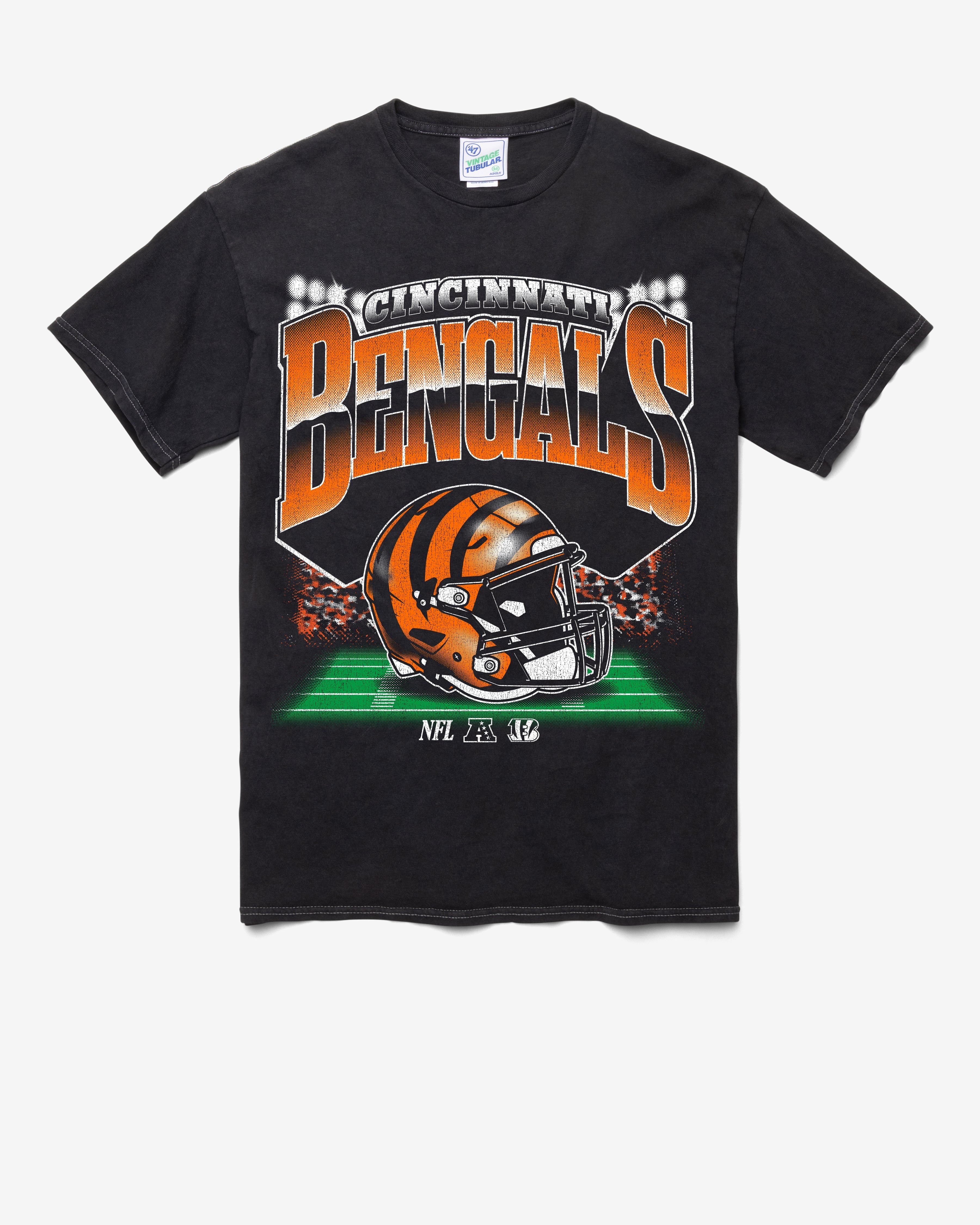 CINCINNATI BENGALS BLINDSIDE VINTAGE '47 TUBULAR TEE
