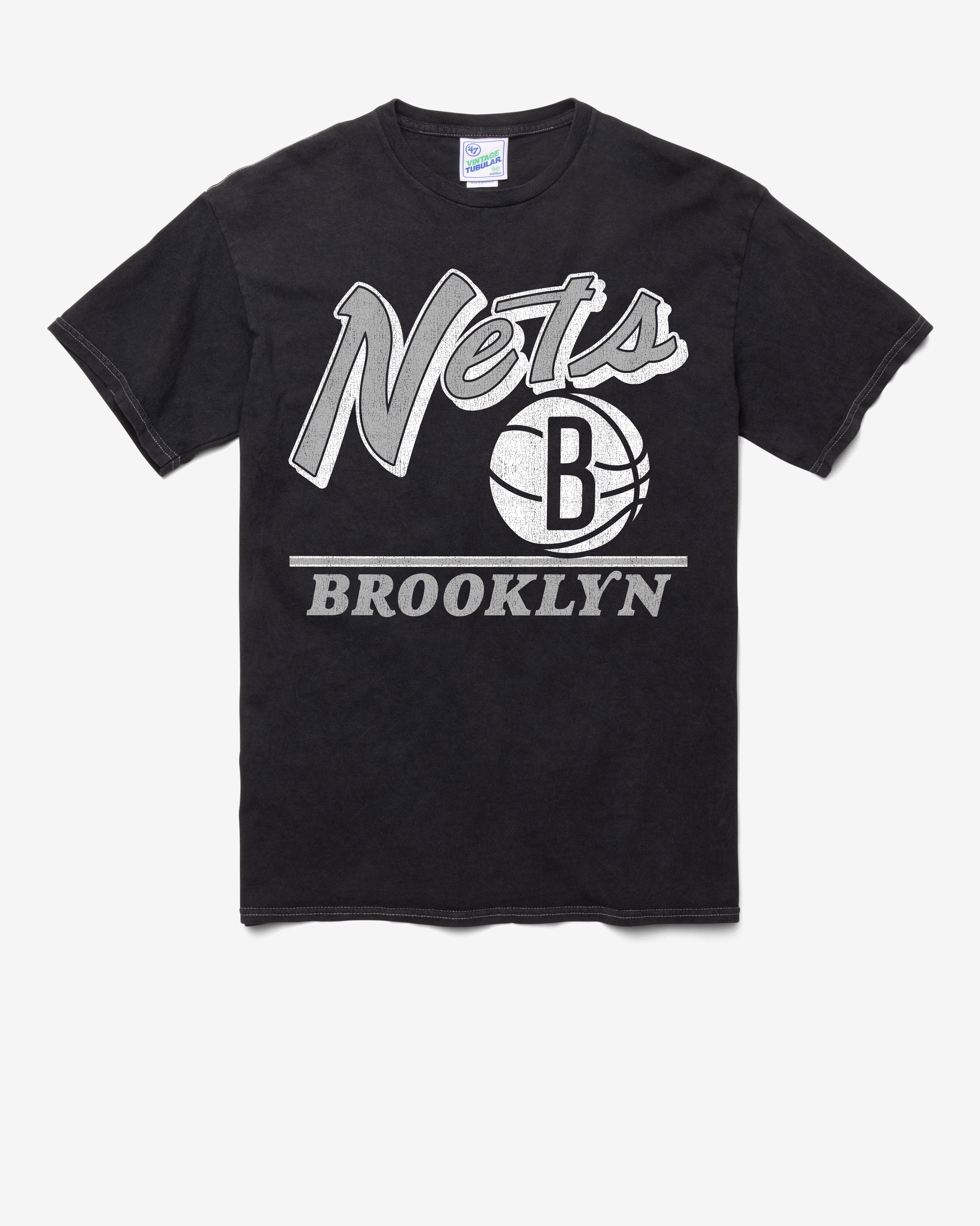 BROOKLYN NETS FLY BY VINTAGE '47 TUBULAR TEE