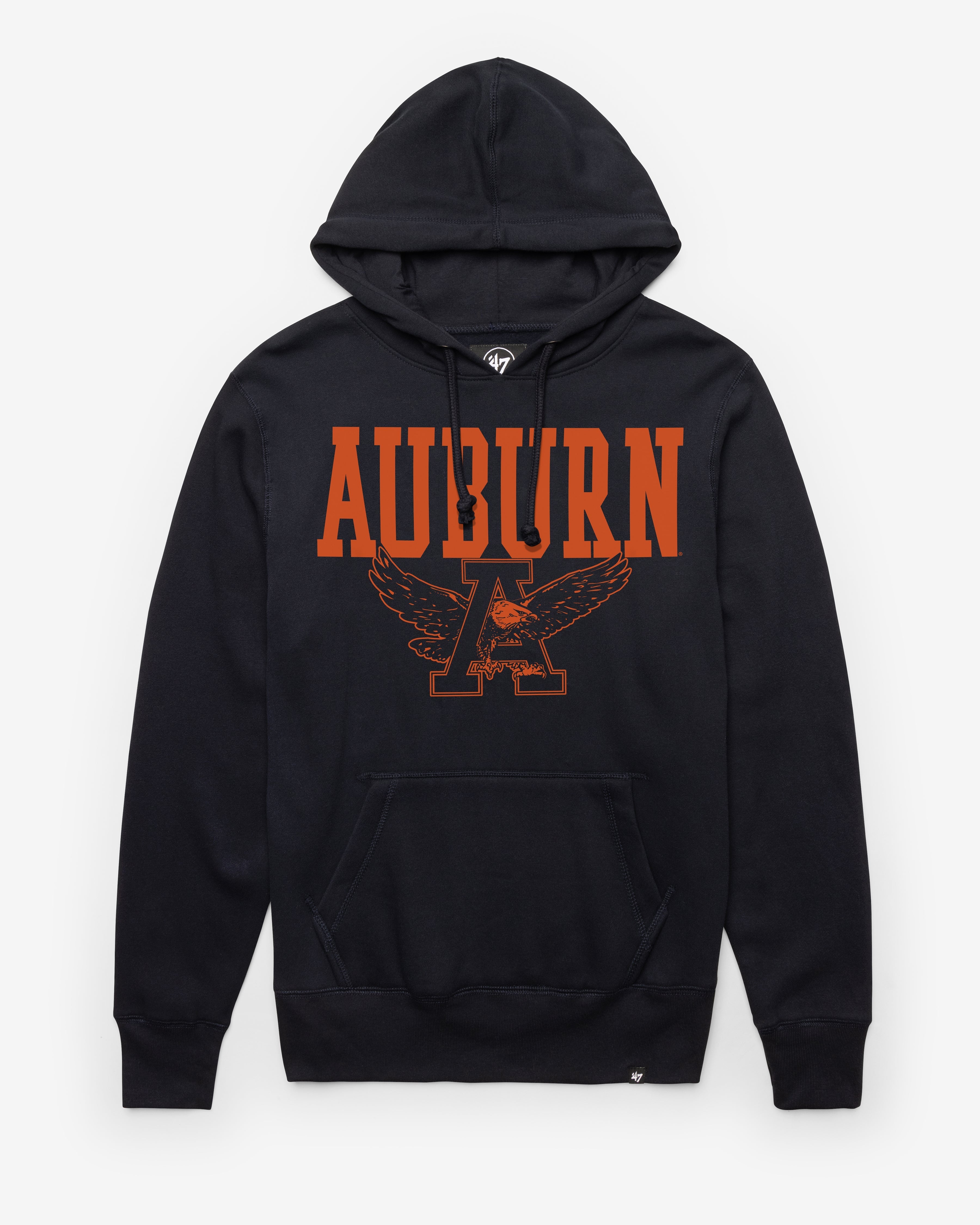 AUBURN TIGERS VINTAGE STRAIGHT BLOCK '47 HEADLINE HOOD