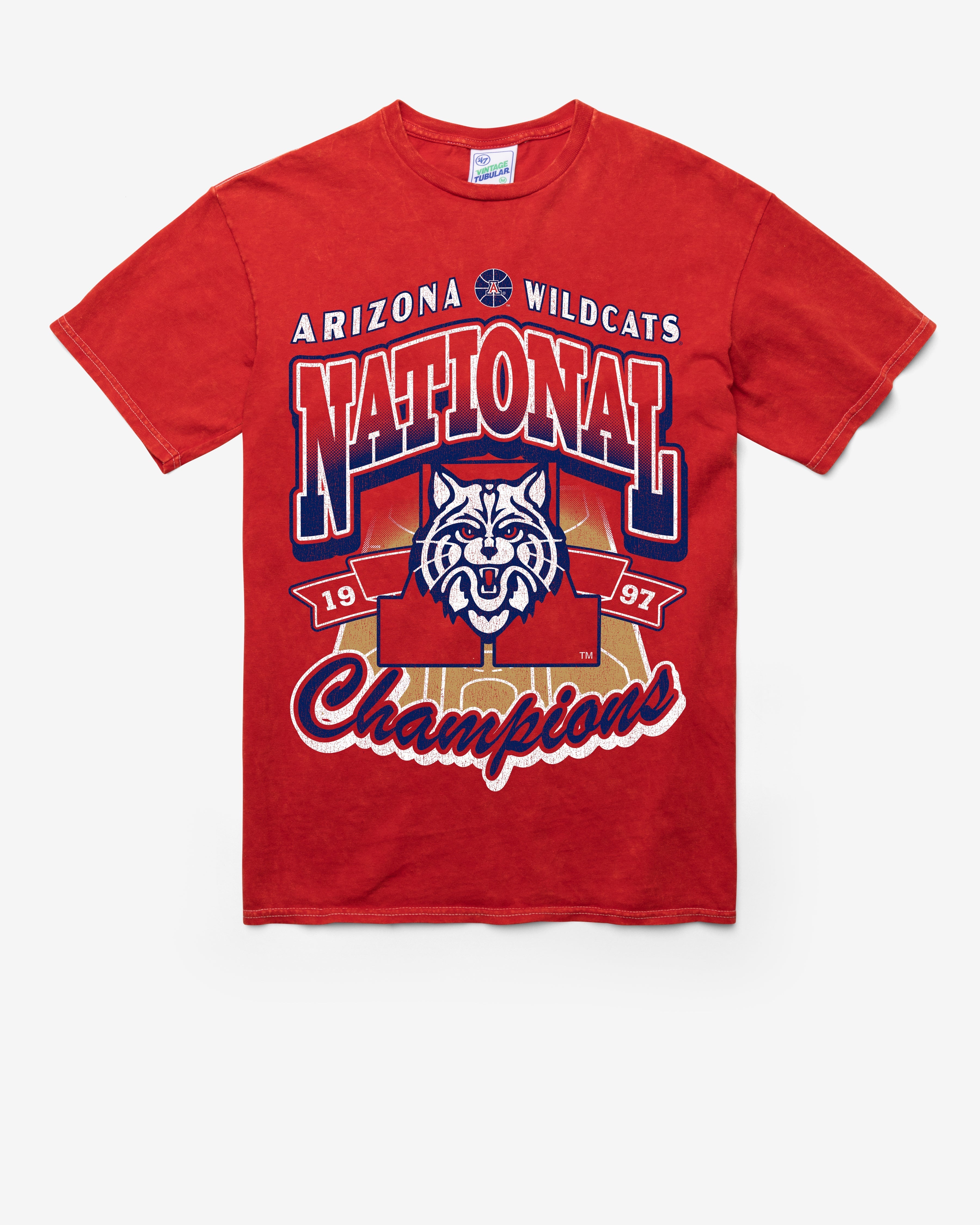 ARIZONA WILDCATS H-CHAMPS LOCKER VINTAGE '47 TUBULAR TEE