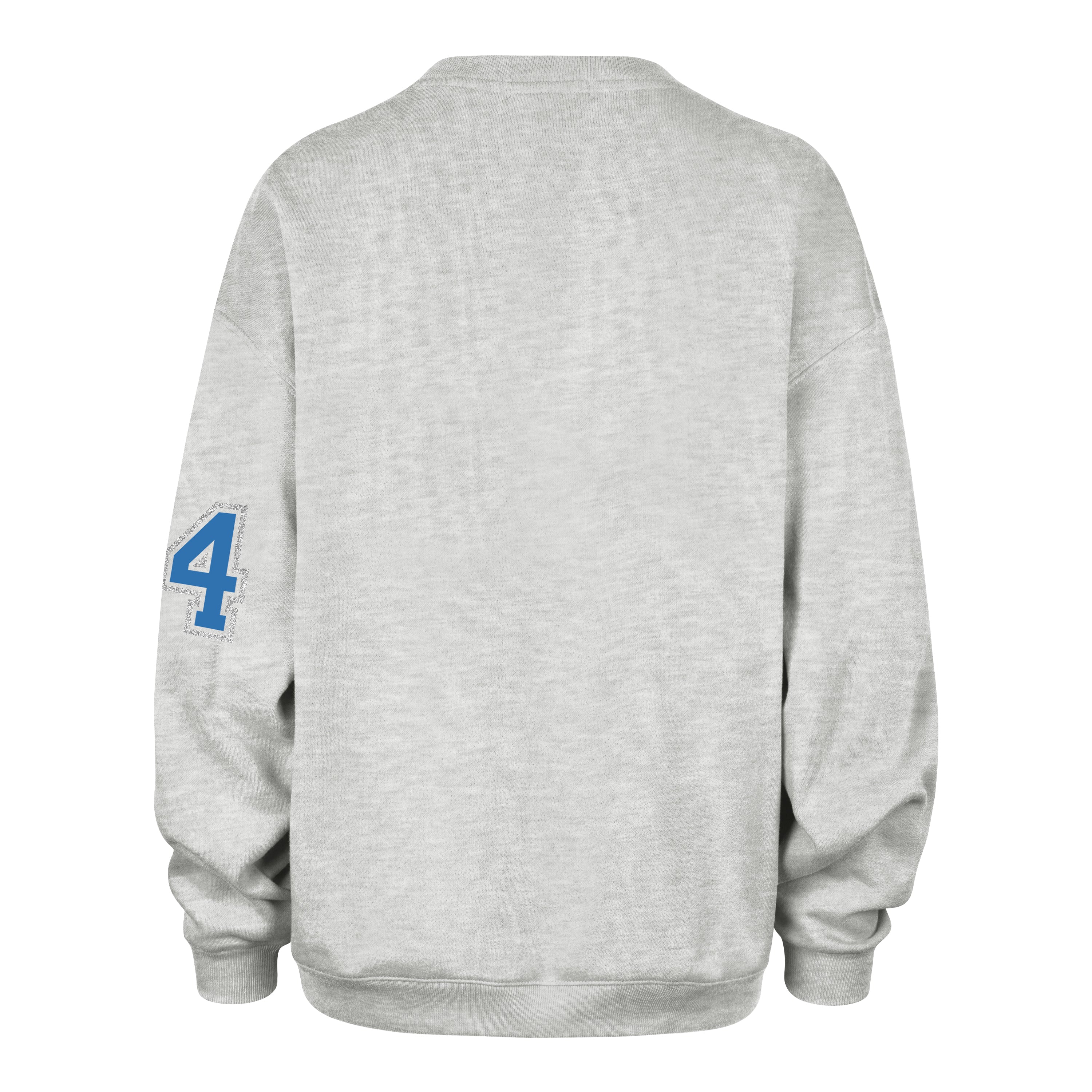 DETROIT LIONS STONEY CLOVER LANE X '47 OVERSIZED GLITTER ARCH CREW WOMENS