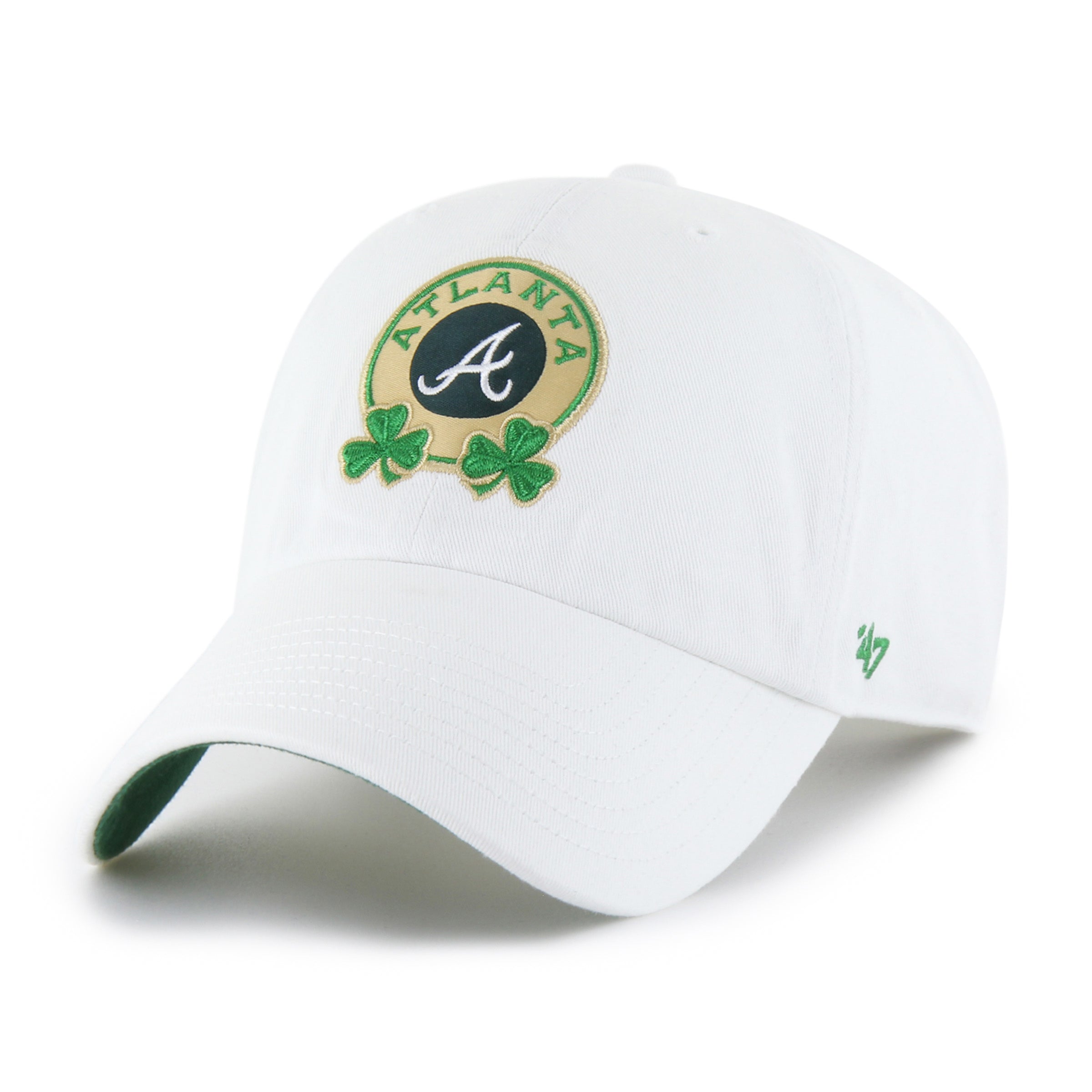 ATLANTA BRAVES ST. PADDY'S DOUBLE SHAMROCK '47 CLEAN UP