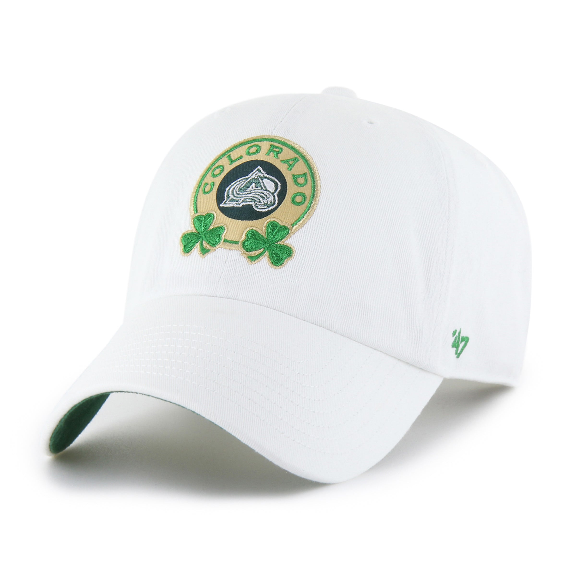 COLORADO AVALANCHE ST. PADDY'S DOUBLE SHAMROCK '47 CLEAN UP