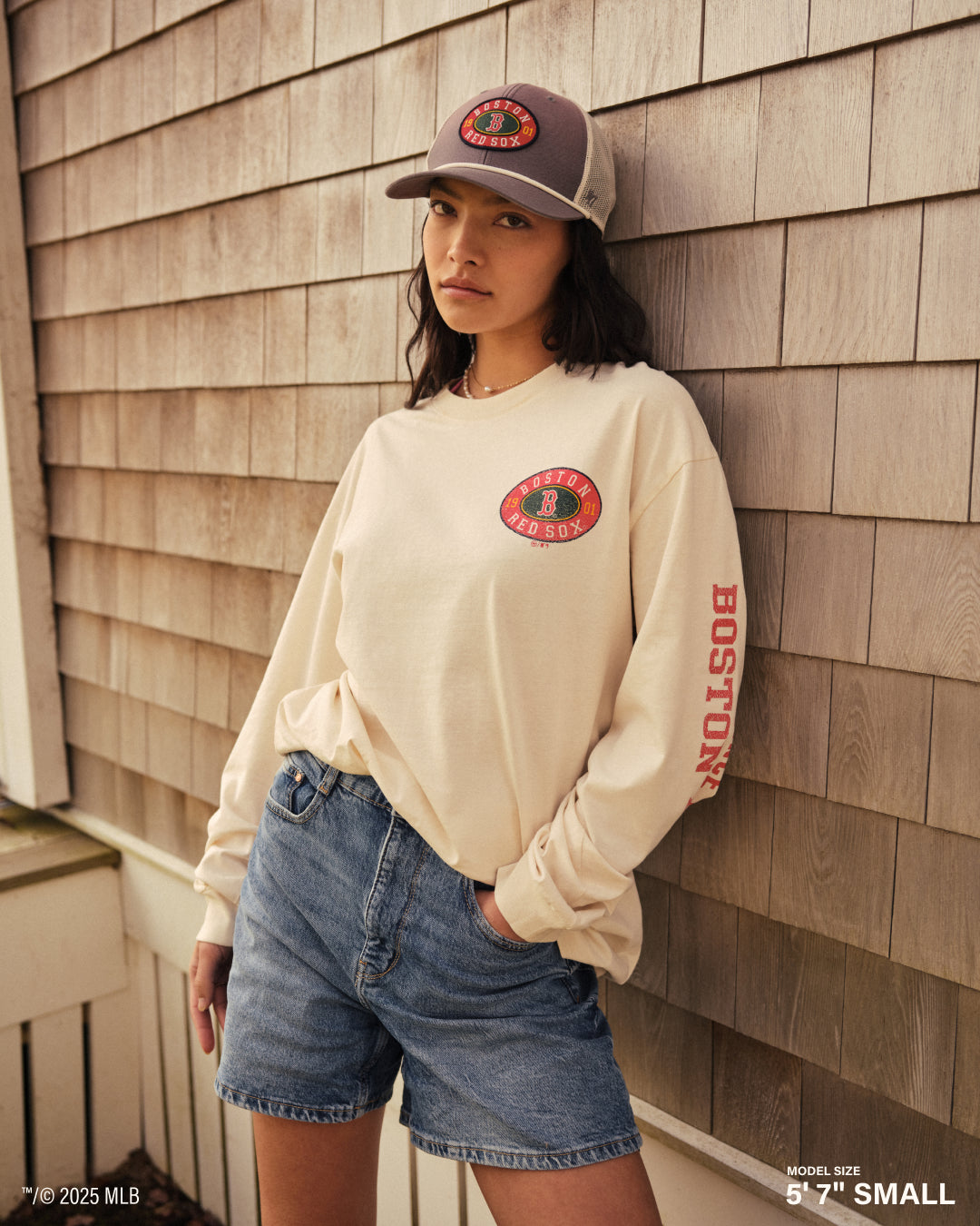 CHICAGO CUBS TIDE SWEEP MONTAUK '47 FOUNDATION LONG SLEEVE TEE