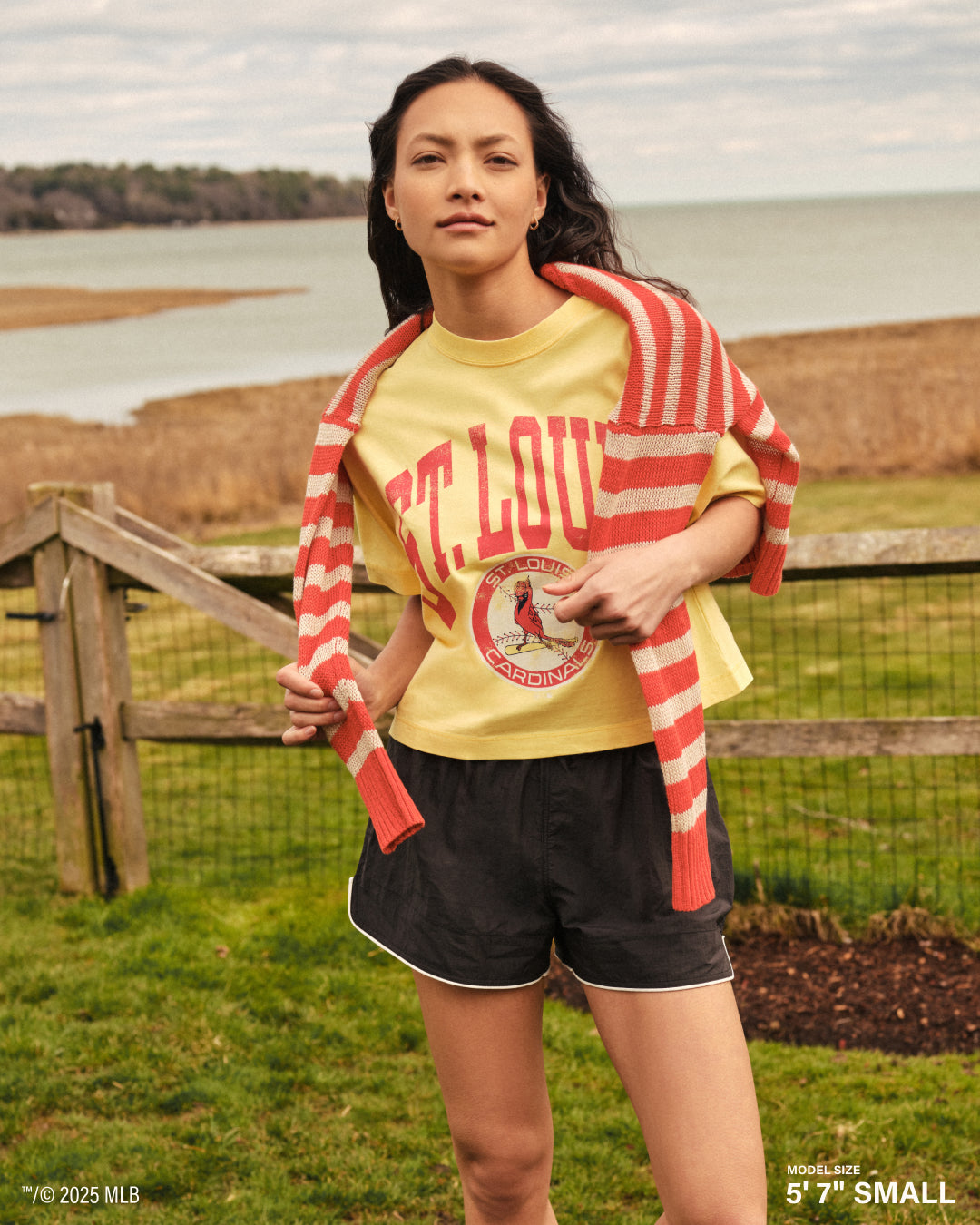 ALABAMA CRIMSON TIDE SHALE '47 MONTAUK CROP TEE WOMENS