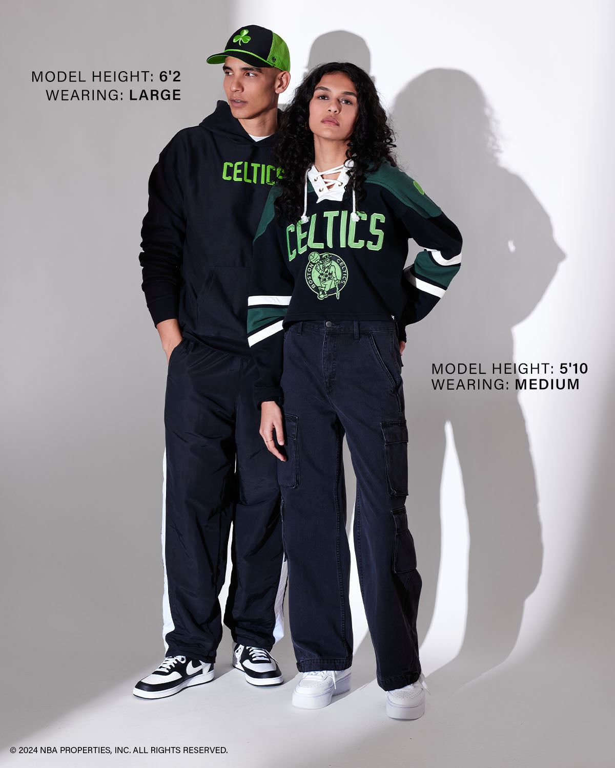 BOSTON CELTICS CITY EDITION DOUBLE CROSSOVER '47 FOUNDATION HOOD